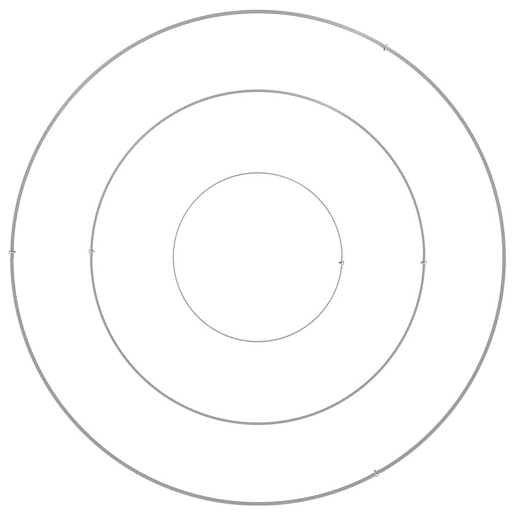 Gartenblumentopf Silber 90 x 90 x 20 cm Edelstahl